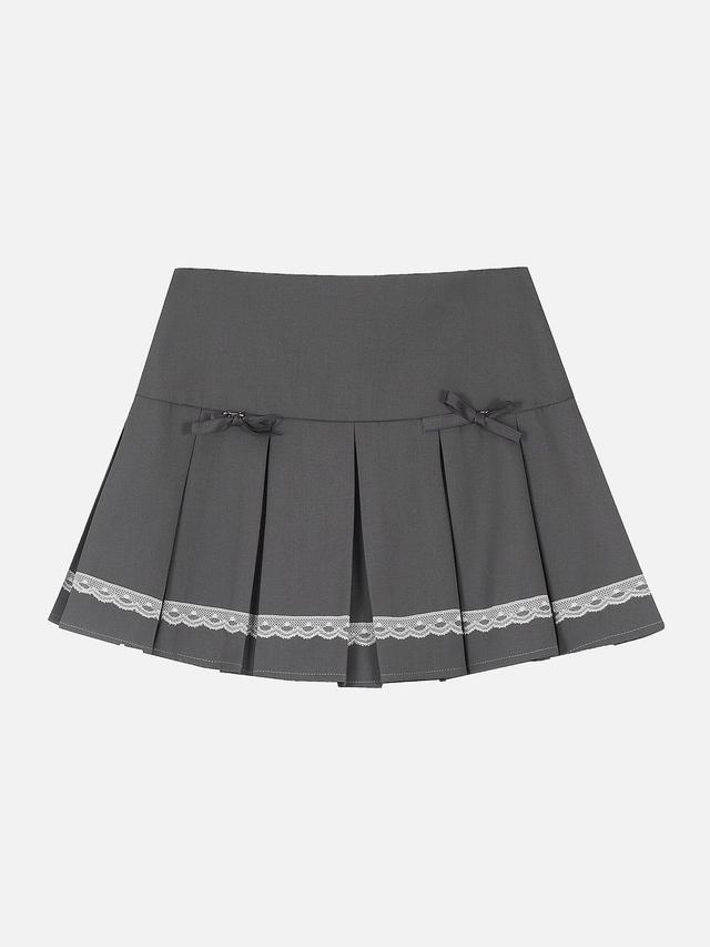 Aelfric Eden Butterfly Pin Pleated Skirt Female Product Image