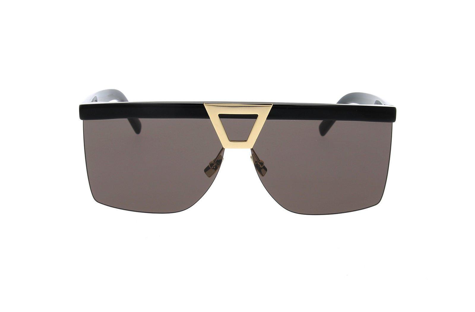 SAINT LAURENT Square Frame Sunglasses In 001 Black Black Black Product Image