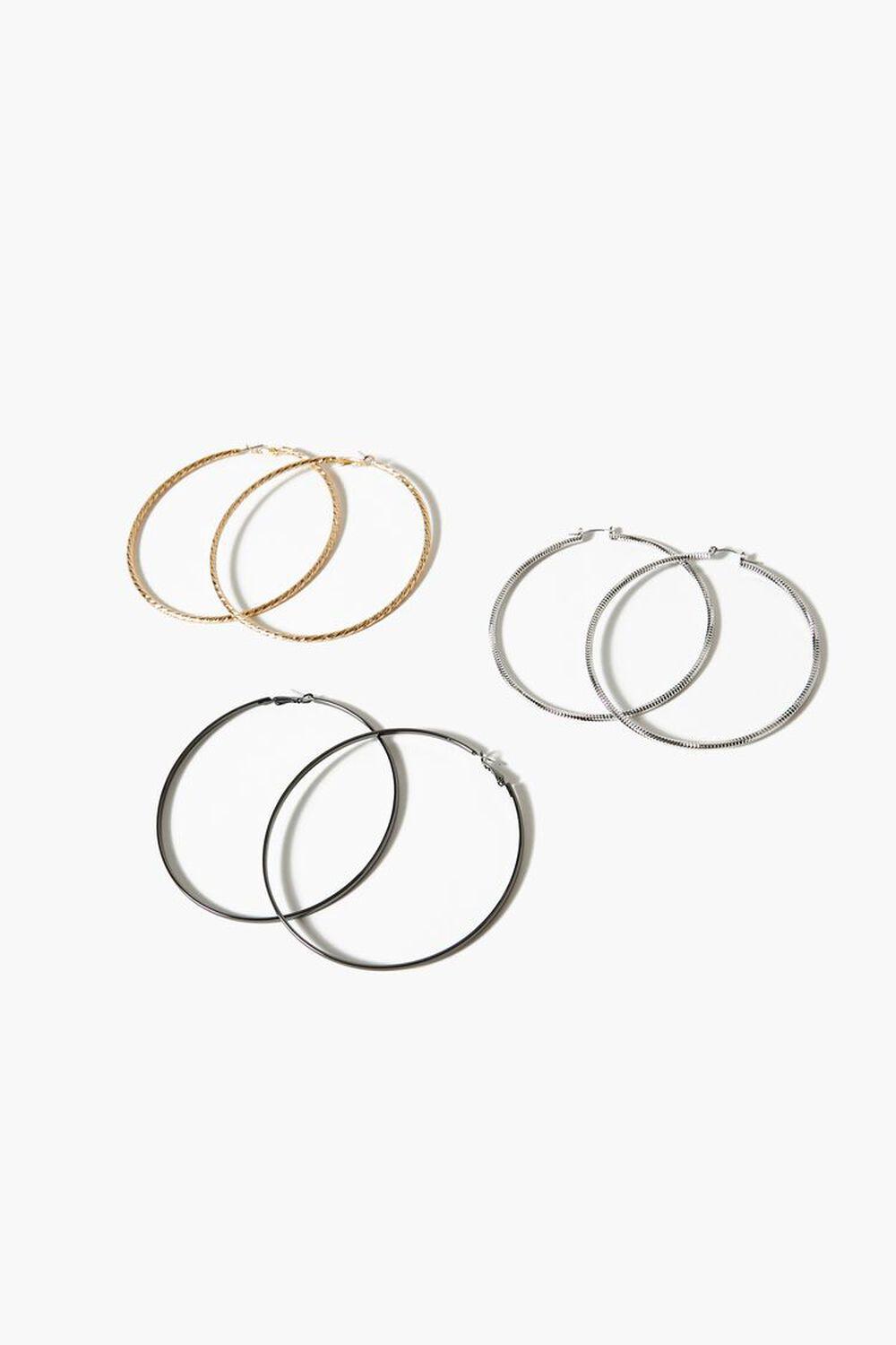 Thin Hoop Earring Set | Forever 21 Product Image