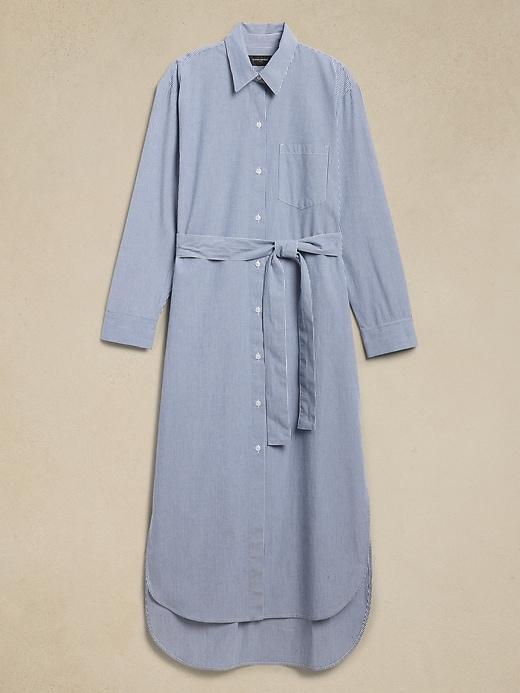 Poplin Maxi Shirtdress Product Image