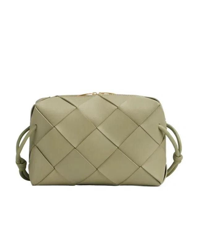 BOTTEGA VENETA Small Cassette Crossbody Bag In White Product Image