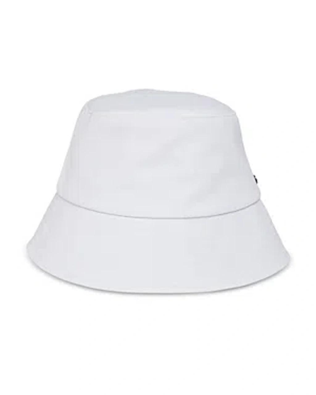 Cotton Canvas Bucket Hat In White product image