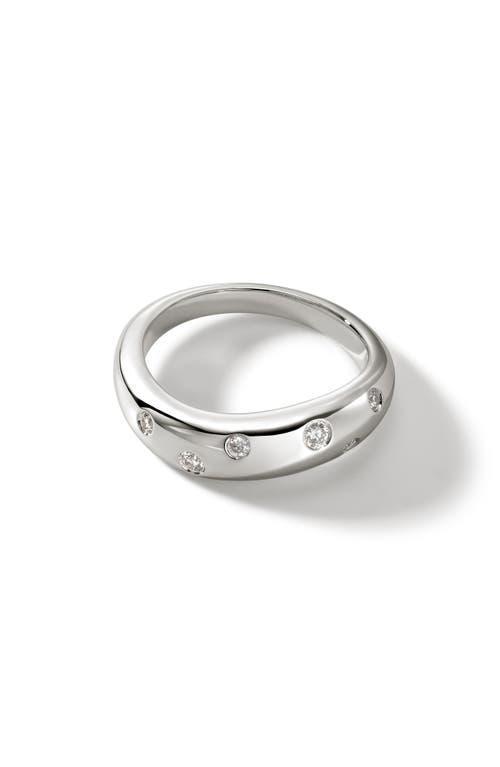 John Hardy Surf Diamond Band Ring Product Image