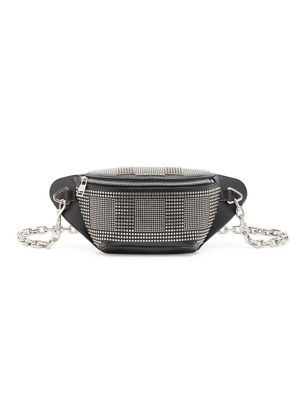 Mens Studded Leather Belt Bag Product Image