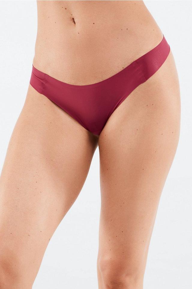 Fabletics The No Show Thong Womens red Size XS Product Image