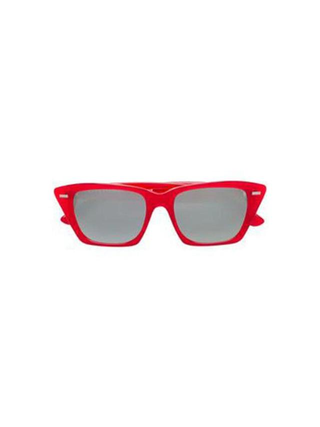 Glasses In Red Silver Mirror Product Image