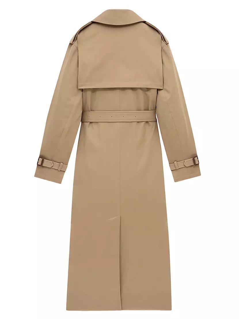 Trench Coat in Cotton Serge Product Image