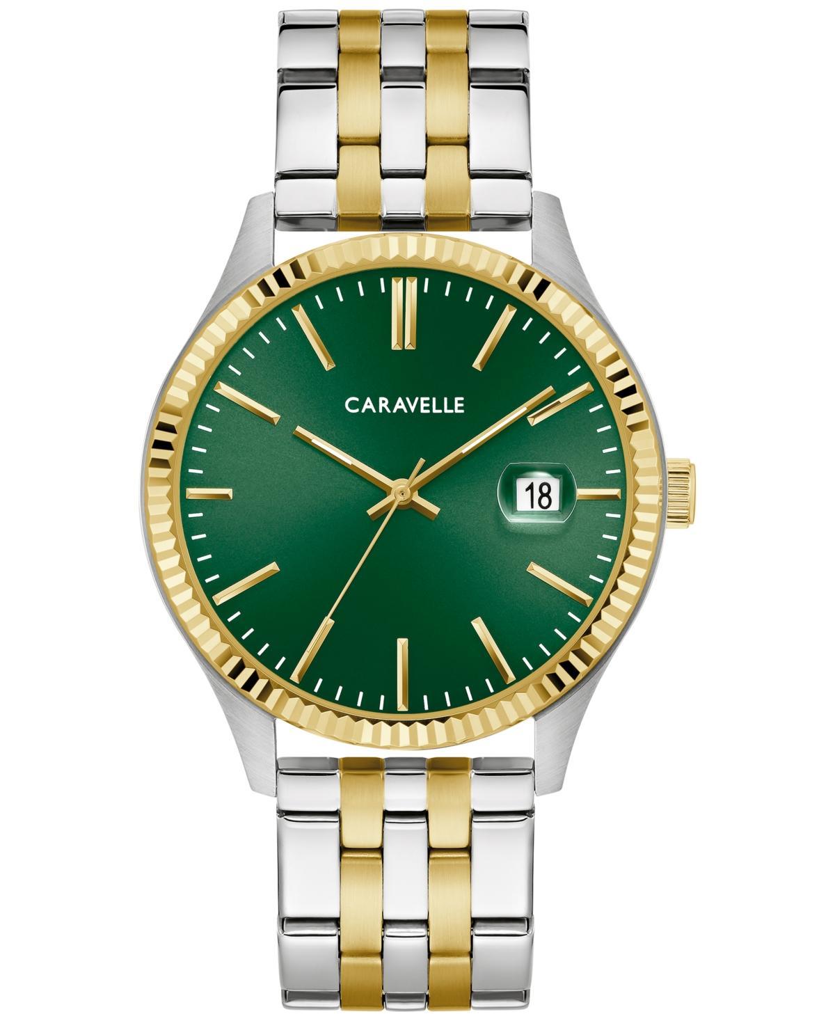 Caravelle Mens Two-Tone Stainless Steel Bracelet Watch 41mm Product Image