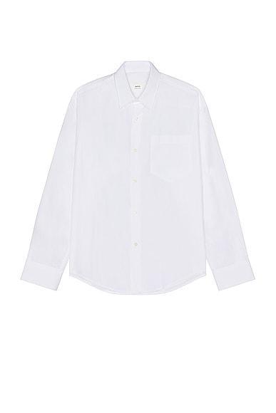 ami Boxy Fit Shirt White. (also in M, S, XL). Product Image