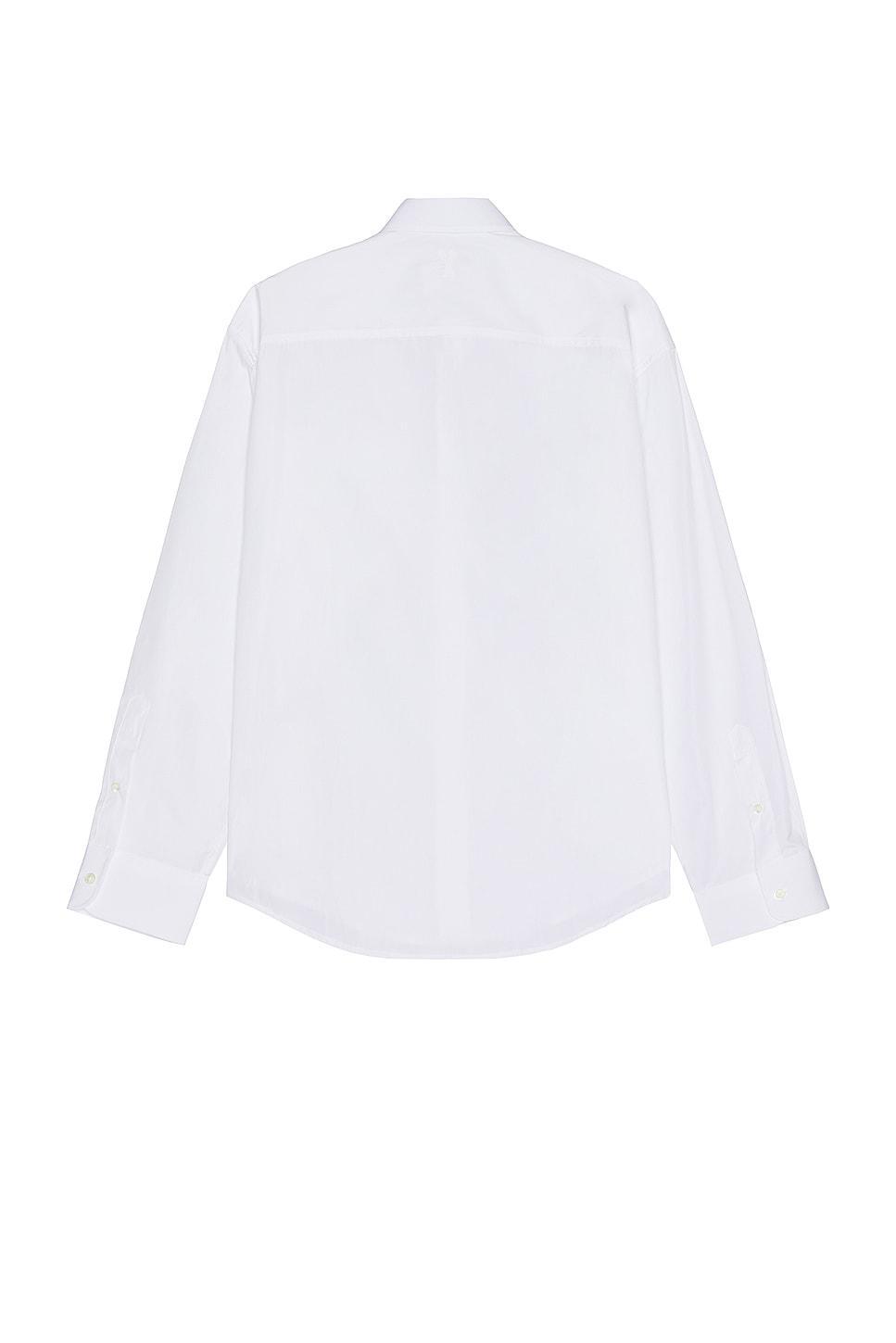 ami Boxy Fit Shirt White. (also in M, S, XL). Product Image