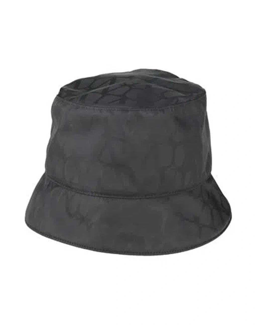 VALENTINO GARAVANI Man Hat Black Size 7 ¼ Polyester, Polyamide, Metal Product Image