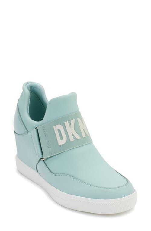 Dkny Womens Cosmos Slip-On Logo Wedge Sneakers Product Image