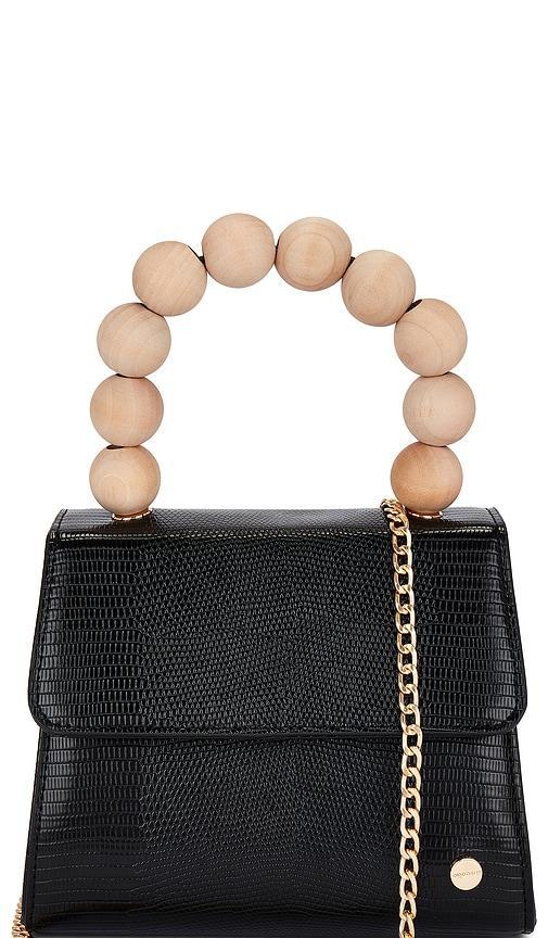 Caylee Wooden Bead Top Handle Bag Product Image