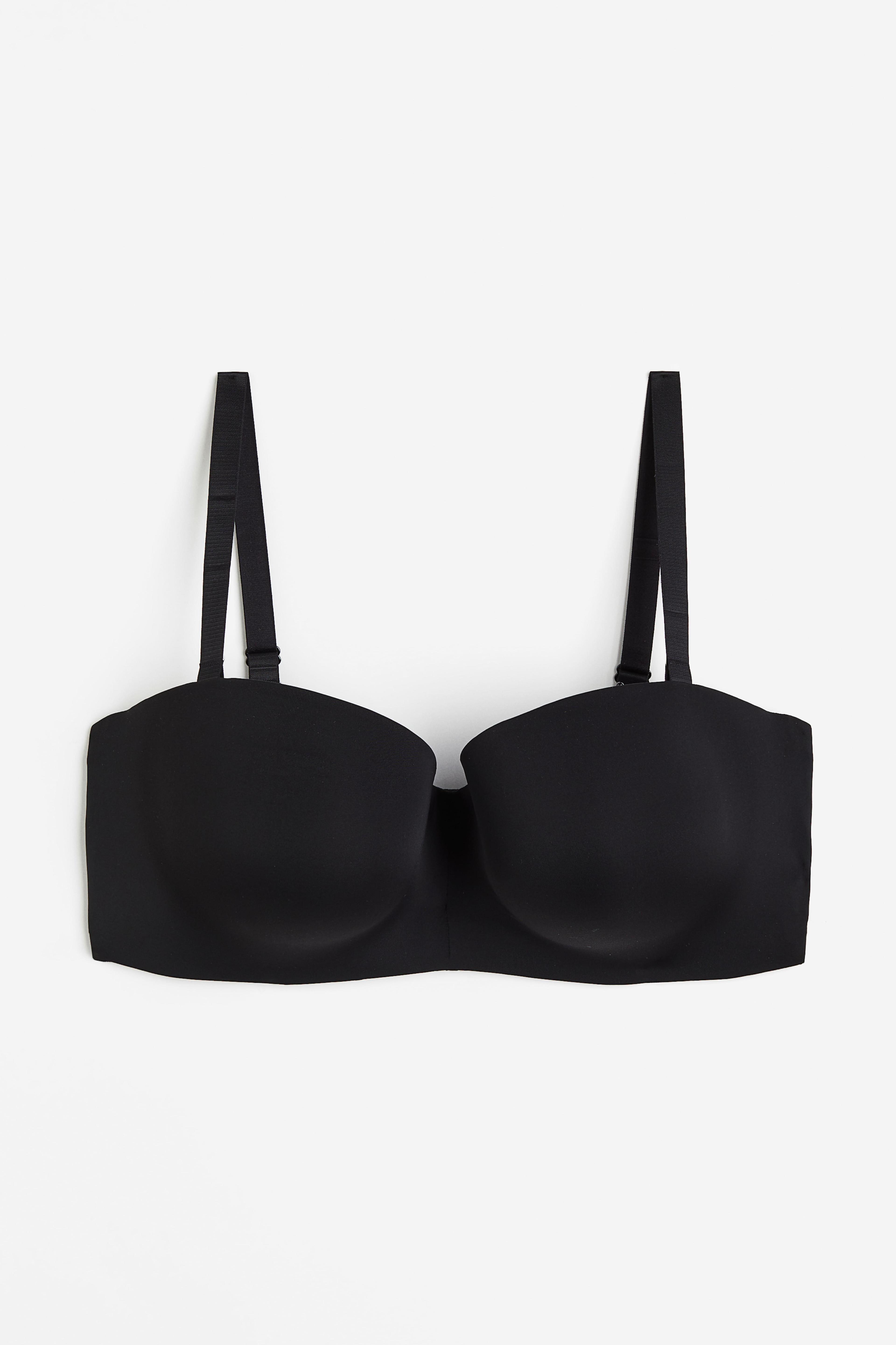 Padded Microfiber Balconette Bra Product Image