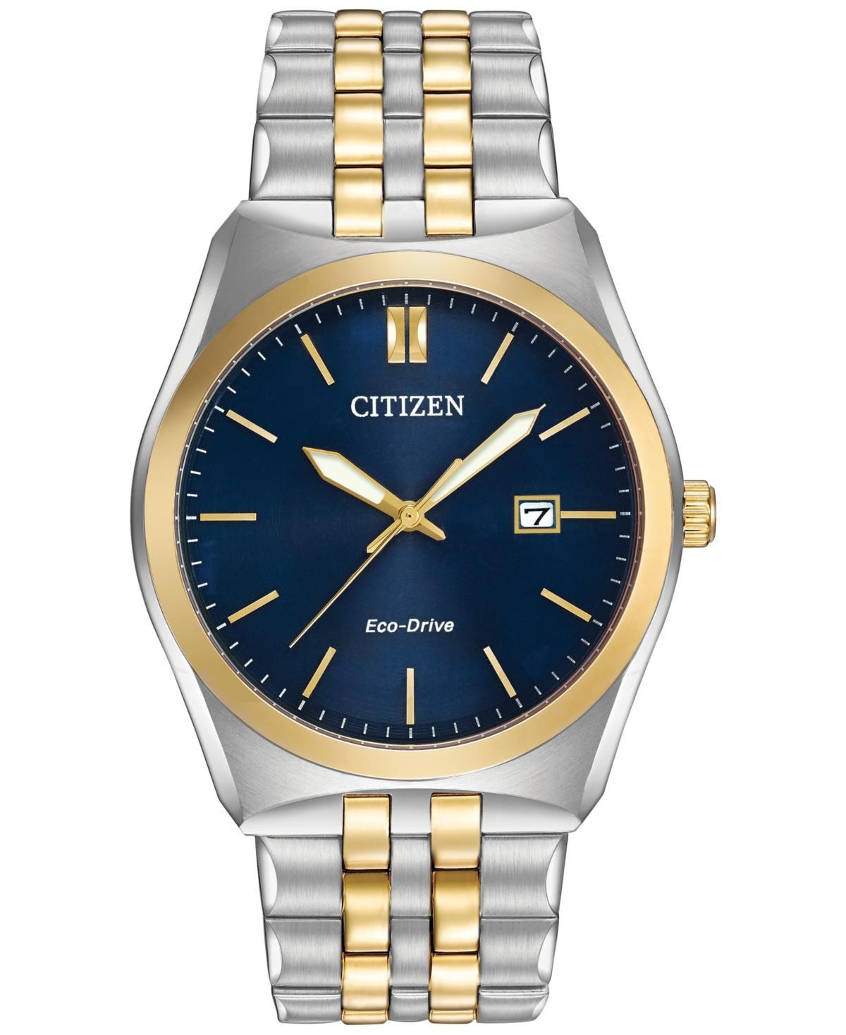 Citizen Eco-Drive Mens Corso Stainless Steel Watch, Two Tone Product Image