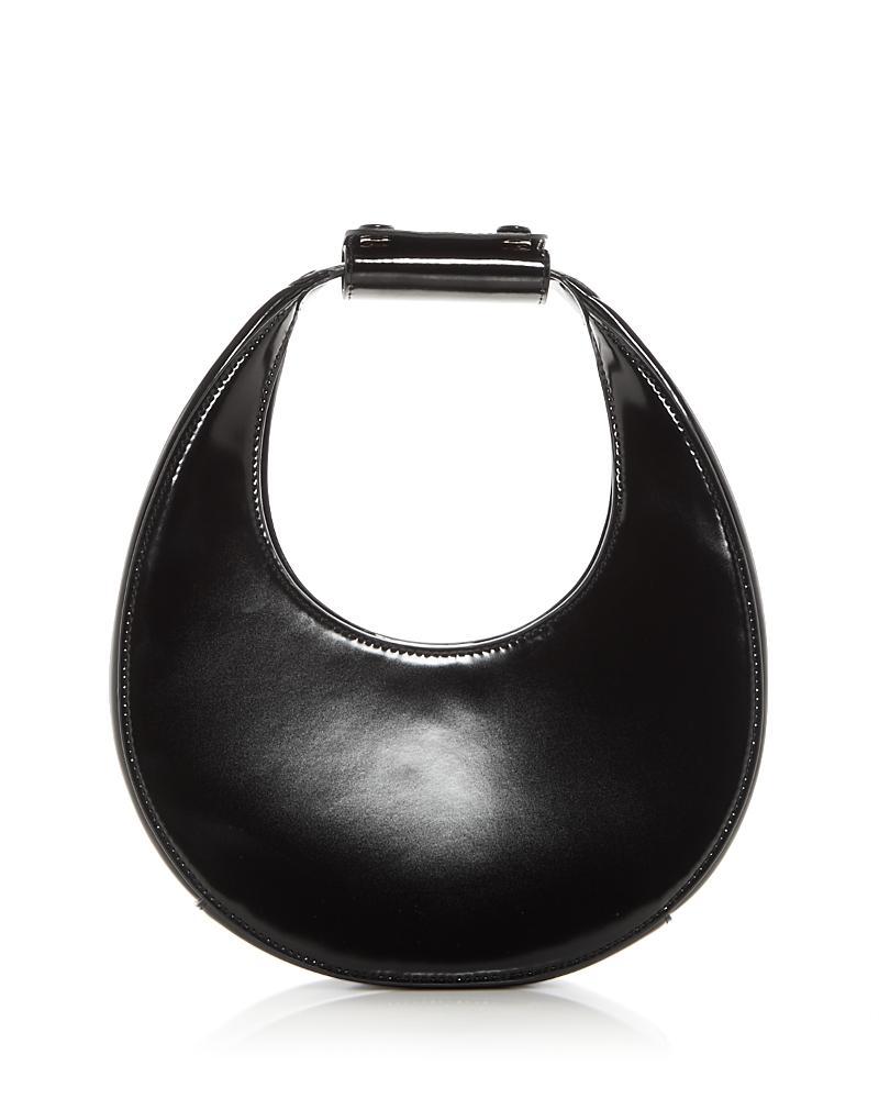 Womens Mini Moon Leather Shoulder Bag Product Image