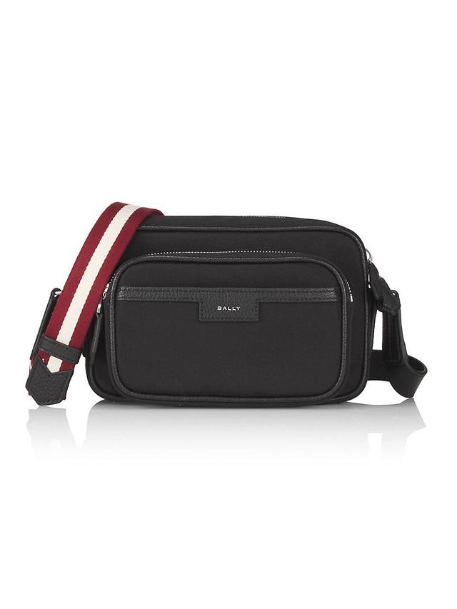 Mens Code Leather-Trimmed Crossbody Bag Product Image