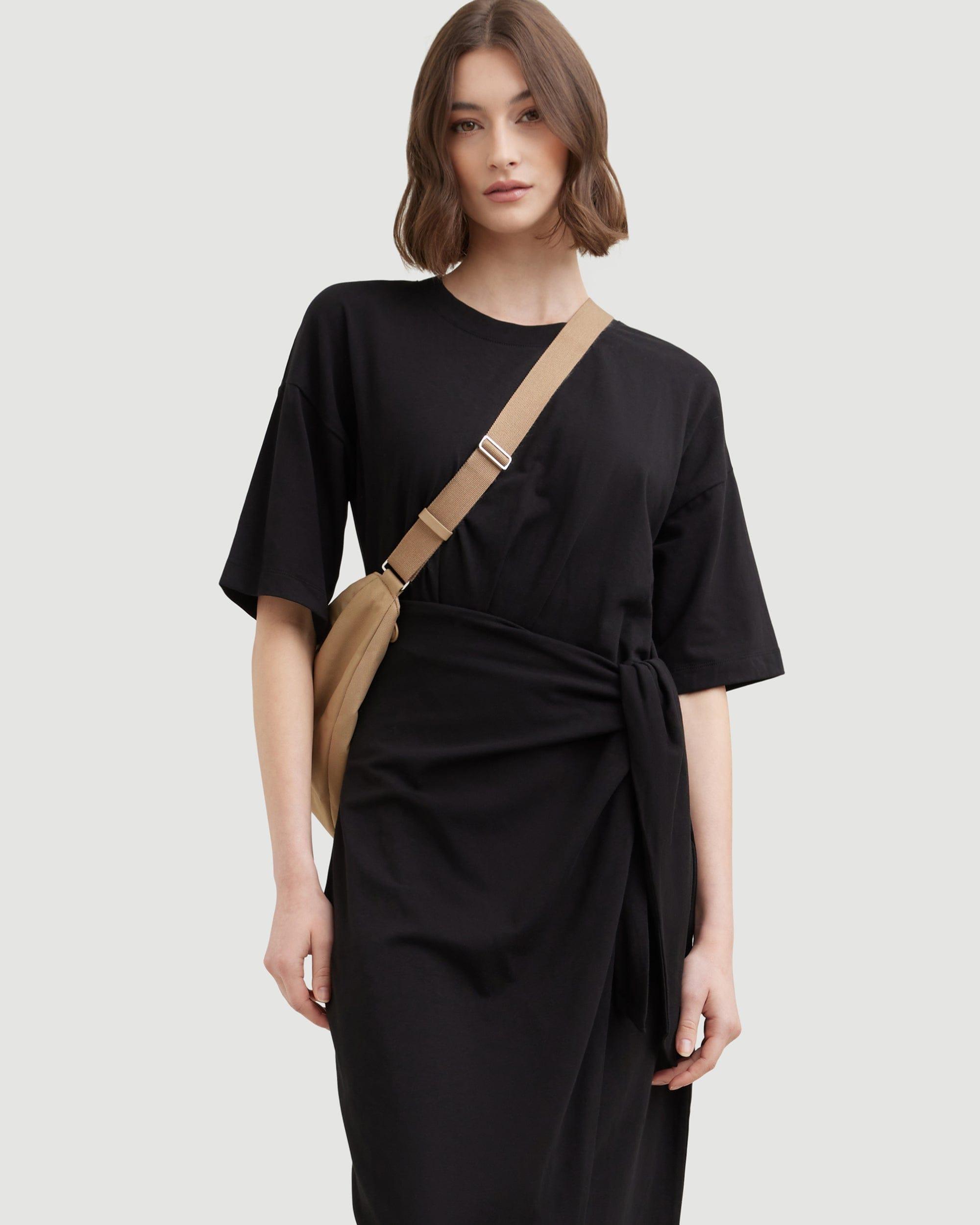 Noa Organic Cotton T-Shirt Wrap Dress Product Image