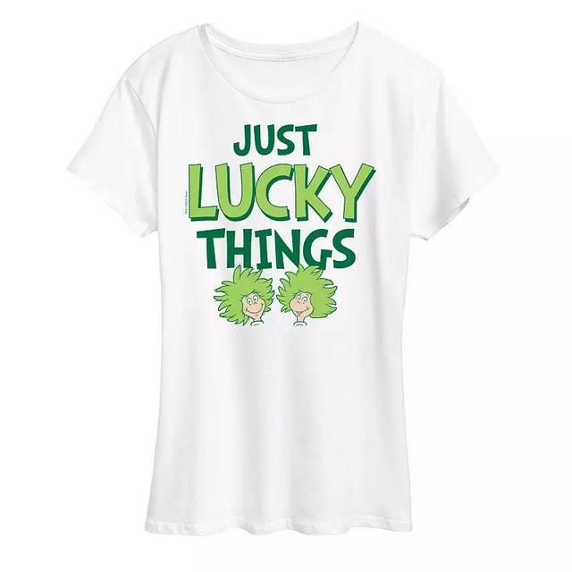 Womens Dr. Seuss Just Lucky Things Graphic Tee Product Image