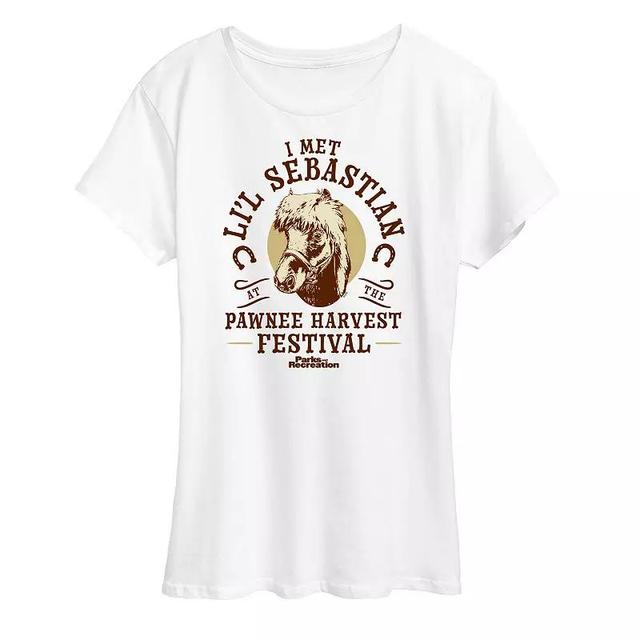 Womens Parks & Rec Lil Sebastian Graphic Tee, Girls Product Image