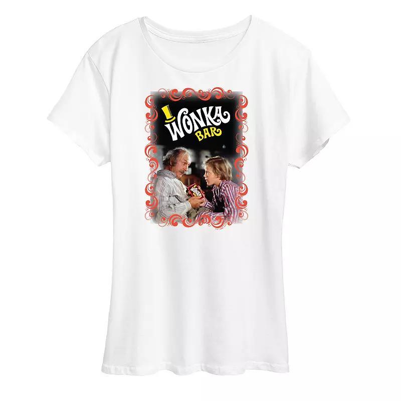 Womens Willy Wonka and the Chocolate Factory Charlie & Grandpa Joe Graphic Tee, Girls Product Image