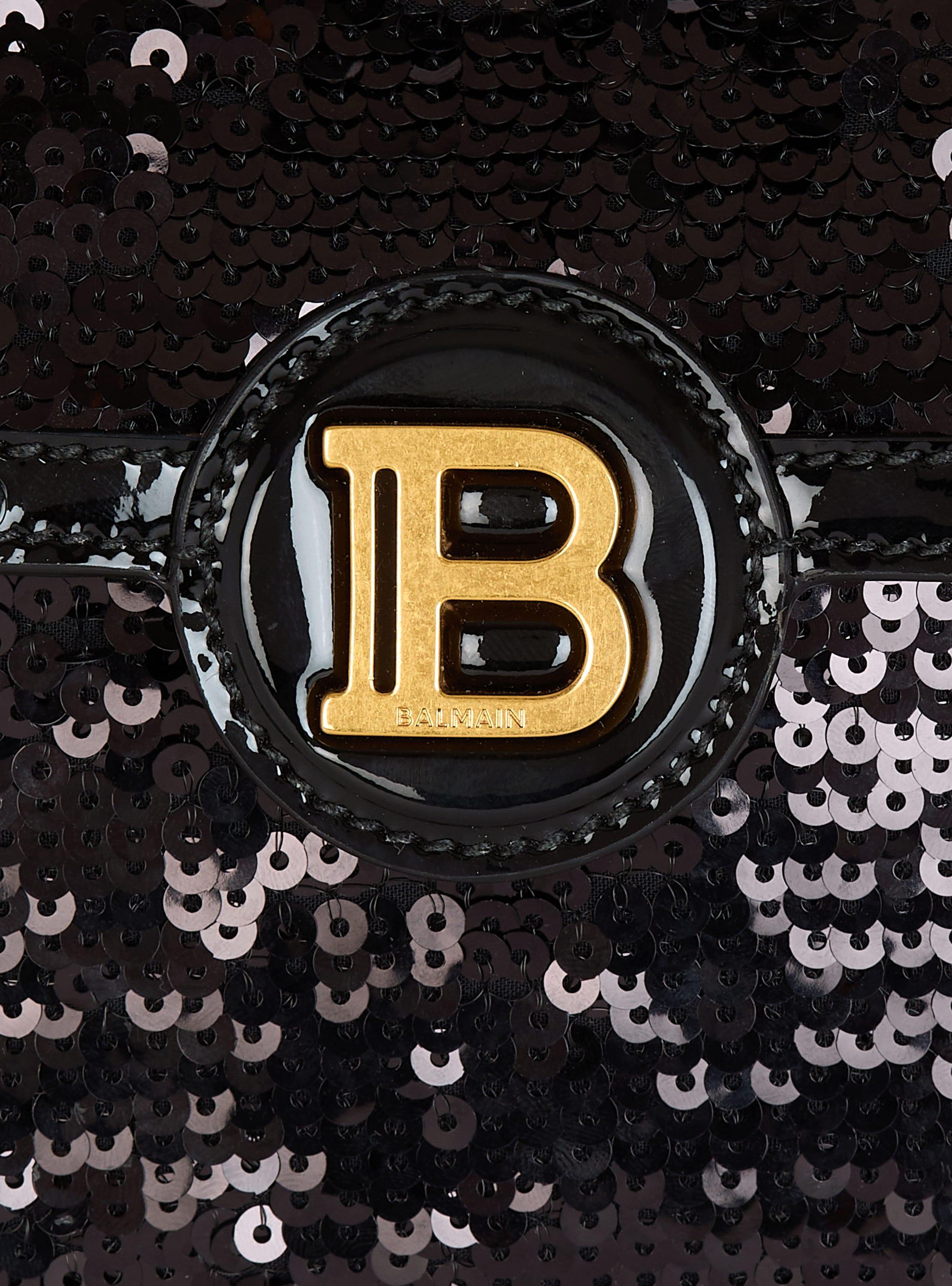 B-Buzz Dynasty Small bag in leather and sequins Product Image