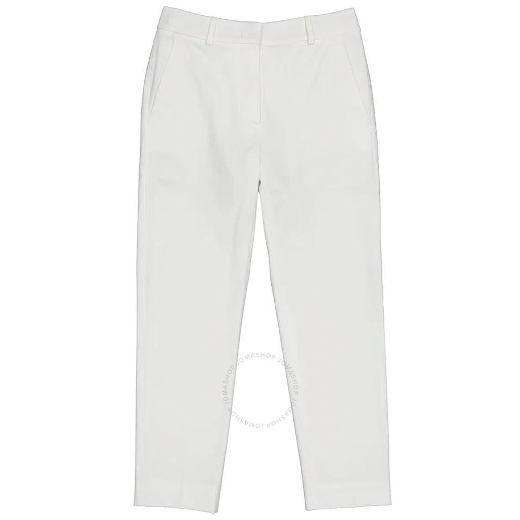 MAX MARA Stretch Cotton Satin Cropped Trousers In N/a Product Image