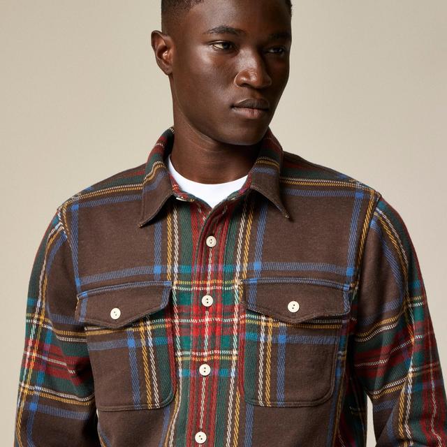 Seaboard soft-knit shirt in plaid Product Image