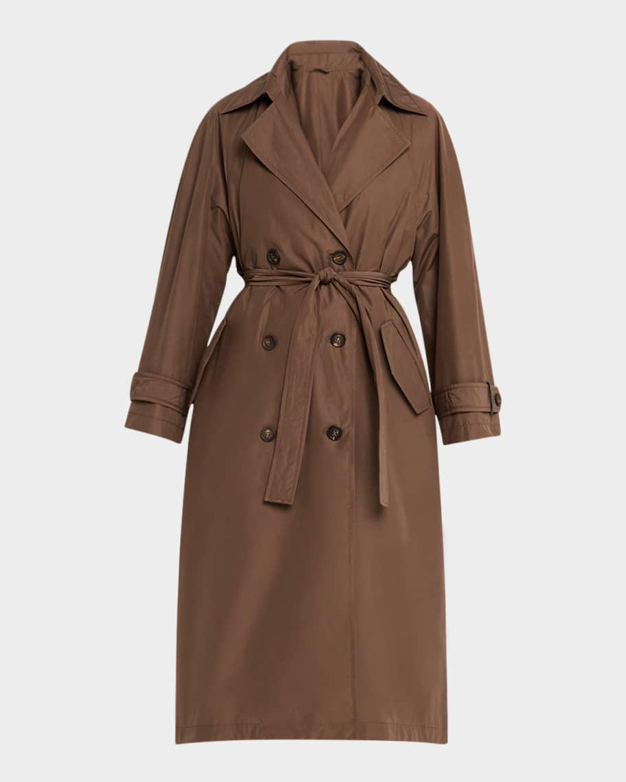 Taffeta Double-Breasted Trench Coat product image