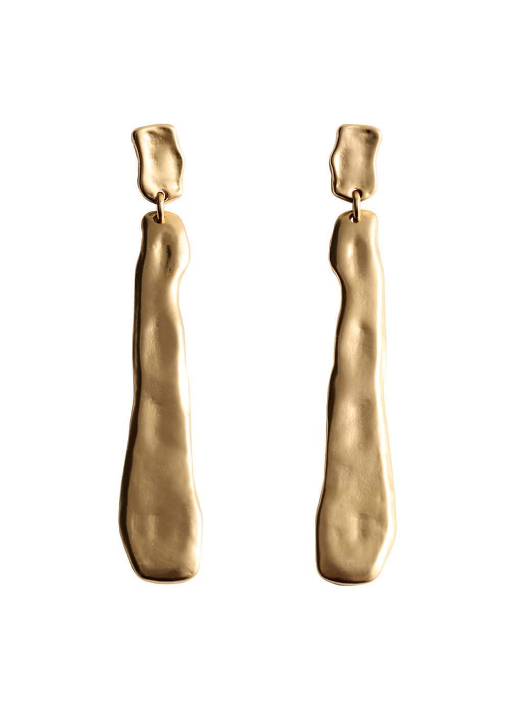 MANGO - Irregular long earrings - One size - Women Product Image