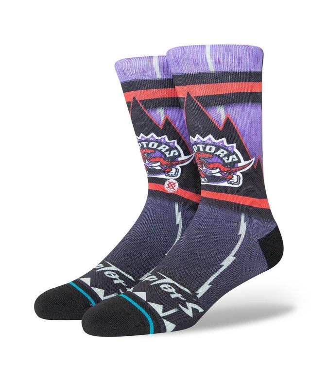 Mens Stance Toronto Raptors Hardwood Classics Fader Collection Crew Socks Product Image