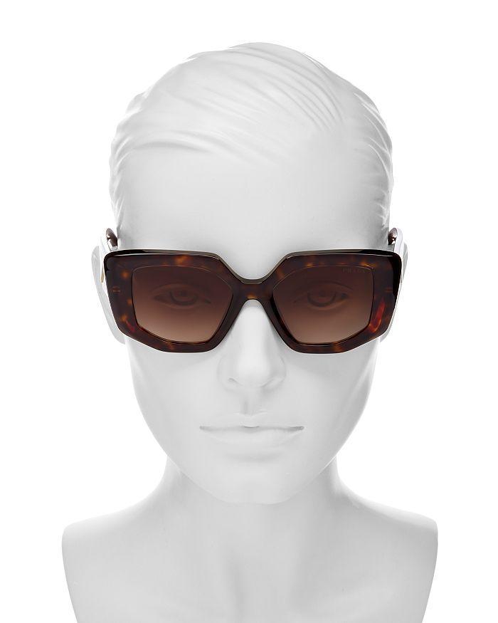 Symbole Geometric Sunglasses, 50mm In Tortoise/brown Gradient Product Image