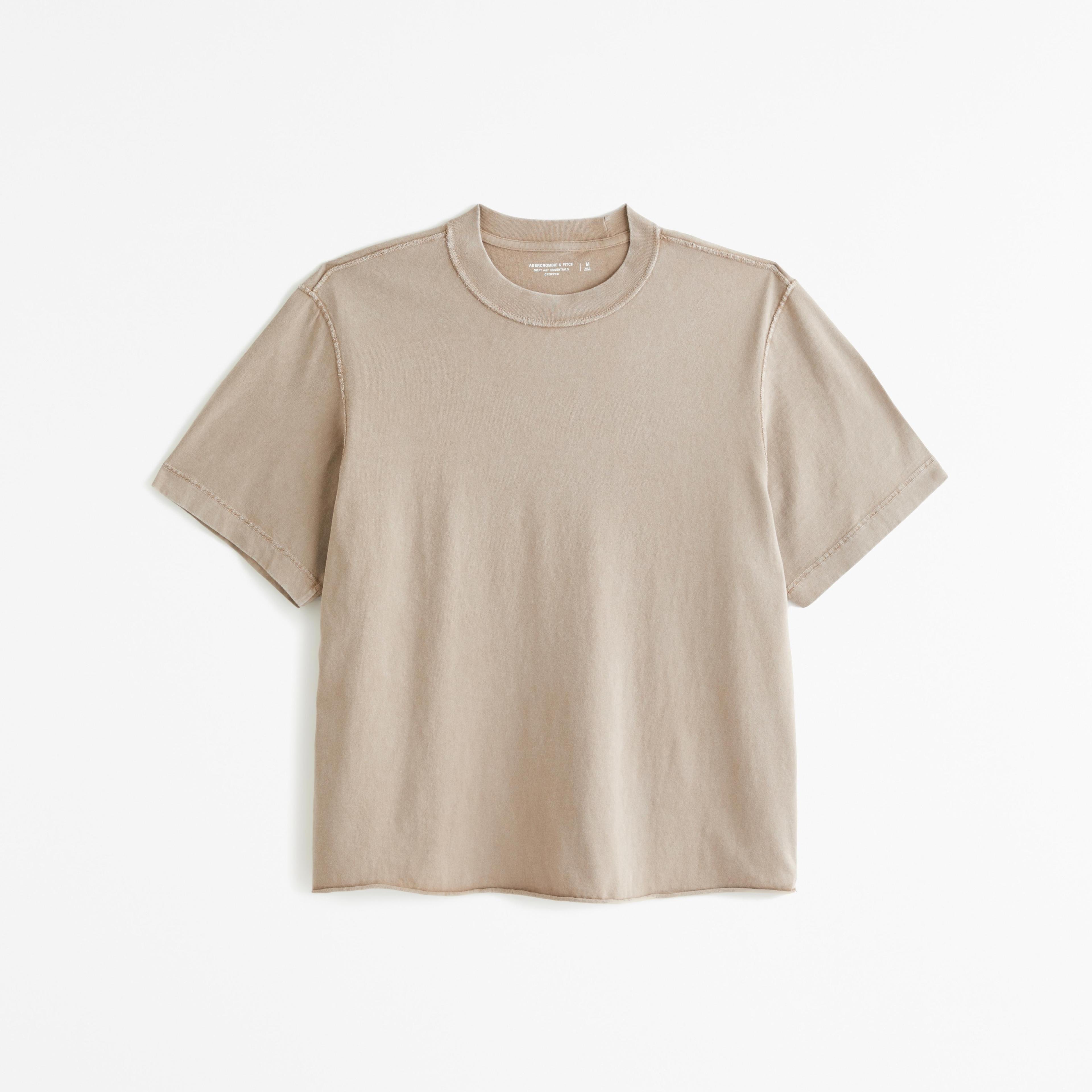 Vintage-Inspired Cropped Tee Product Image