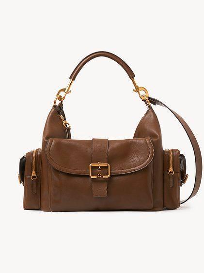 Large Camera bag in soft leather Product Image