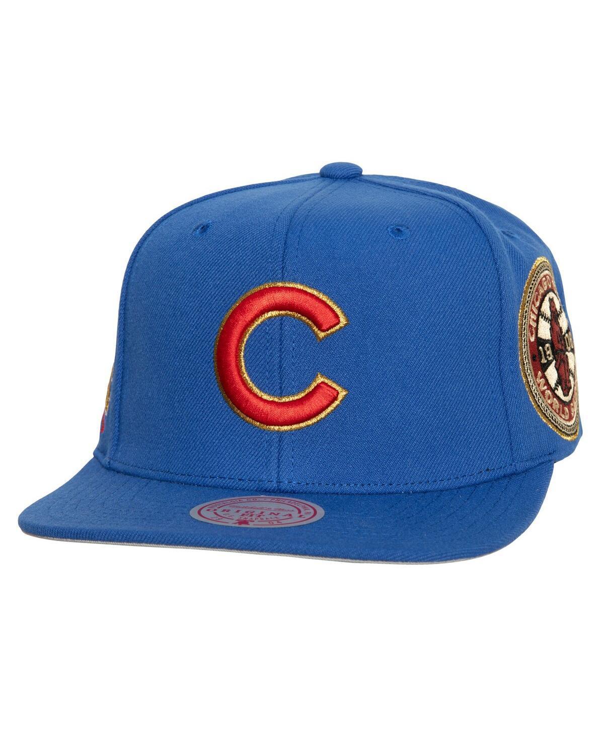 Mens Mitchell & Ness Royal Chicago Cubs Champd Up Snapback Hat Product Image