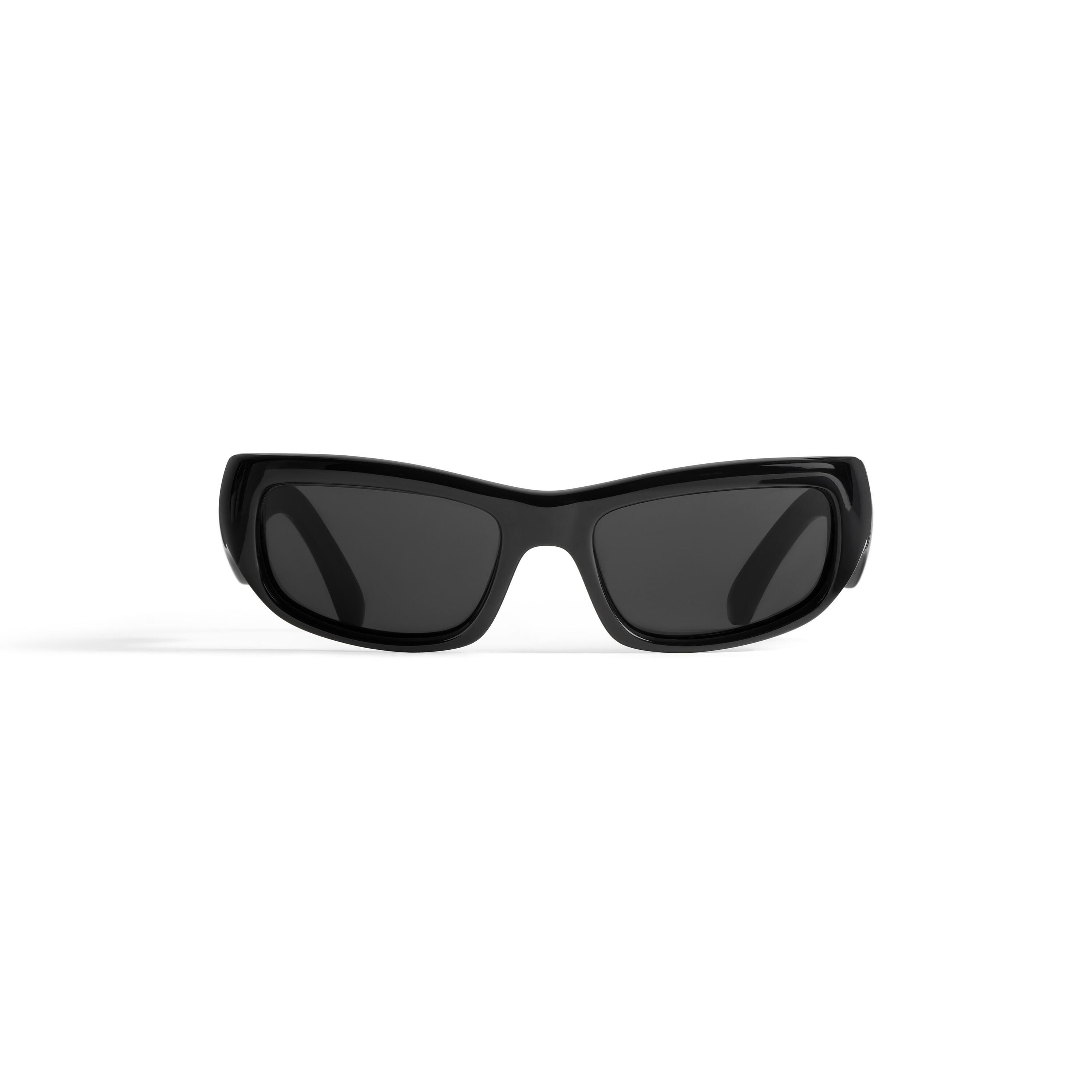 Hamptons Rectangle Sunglasses in Black Product Image