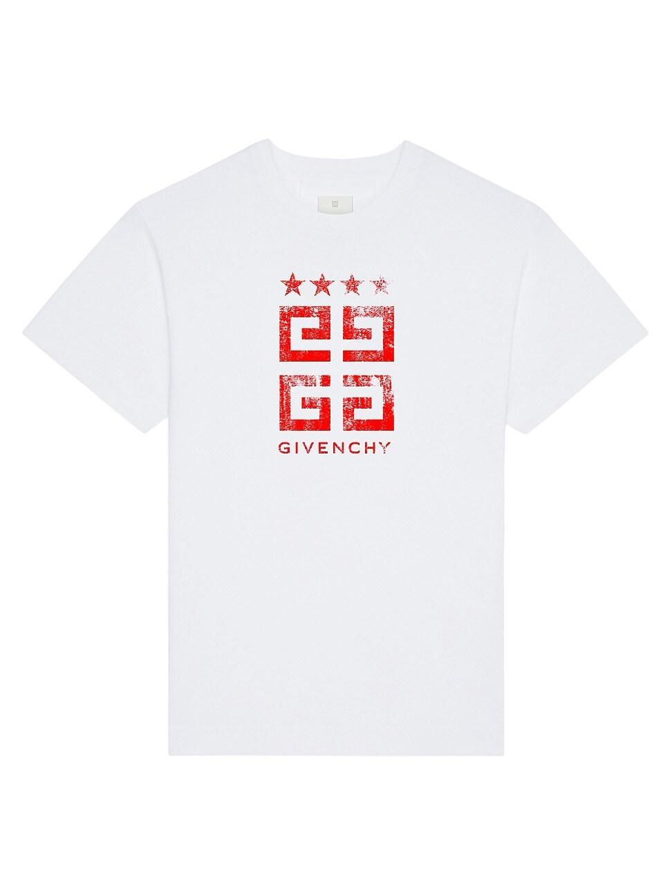 Givenchy Slim Fit 4G Logo Cotton Graphic T-Shirt Product Image