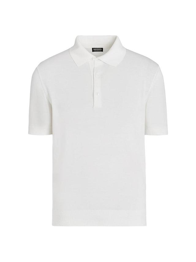 Mens Cotton Polo Shirt Product Image