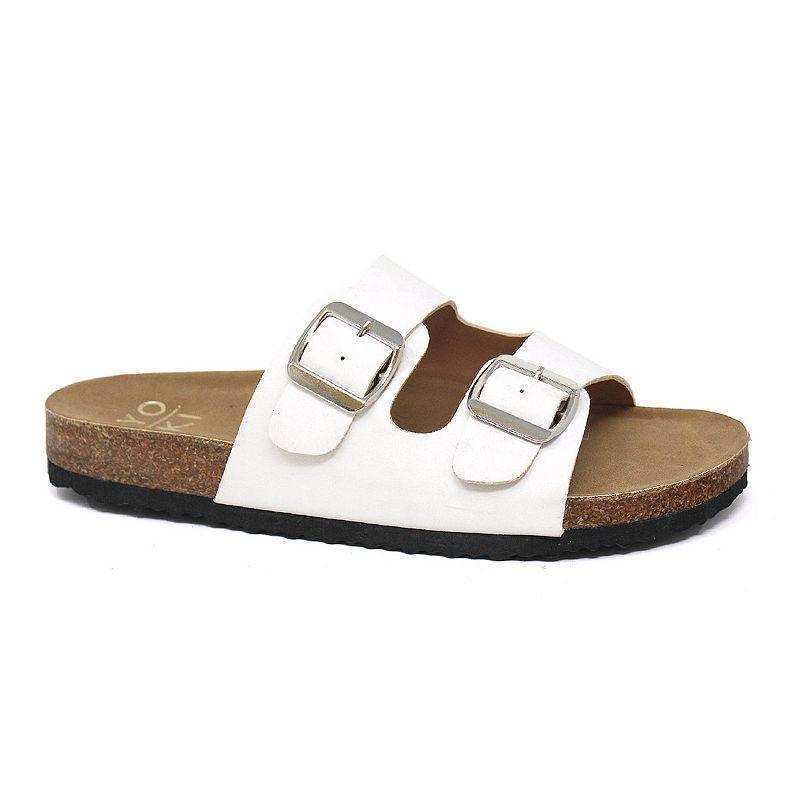 Yoki Gian 91 Womens Double Buckle Slide Sandals Product Image