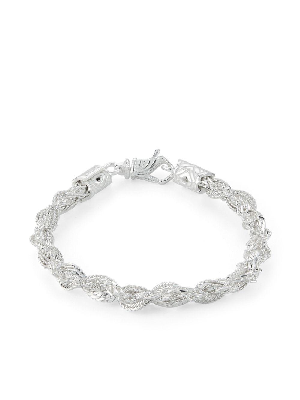 EMANUELE BICOCCHI Rope-chain Silver Bracelet Product Image