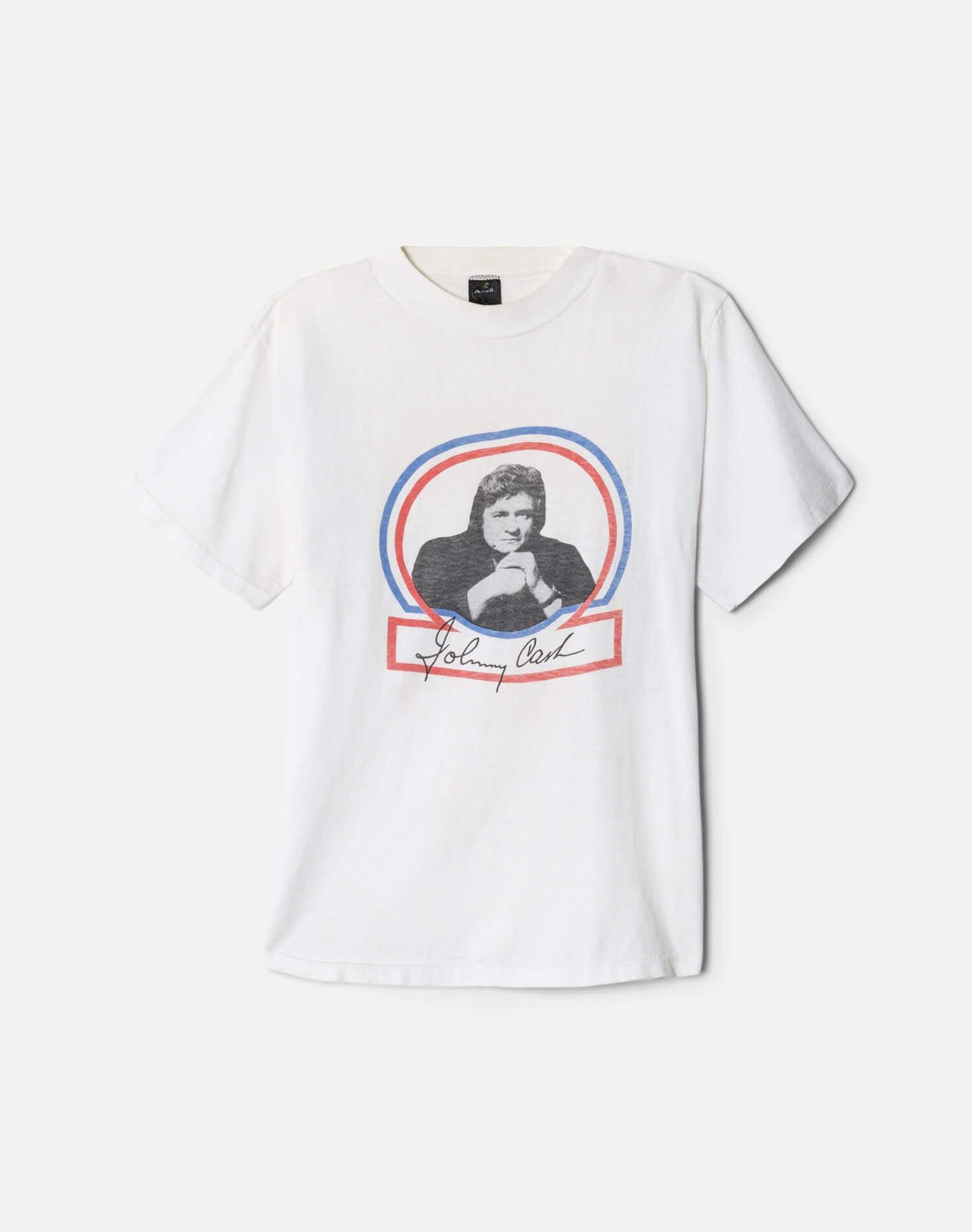 80s Johnny Cash Tee Male Product Image