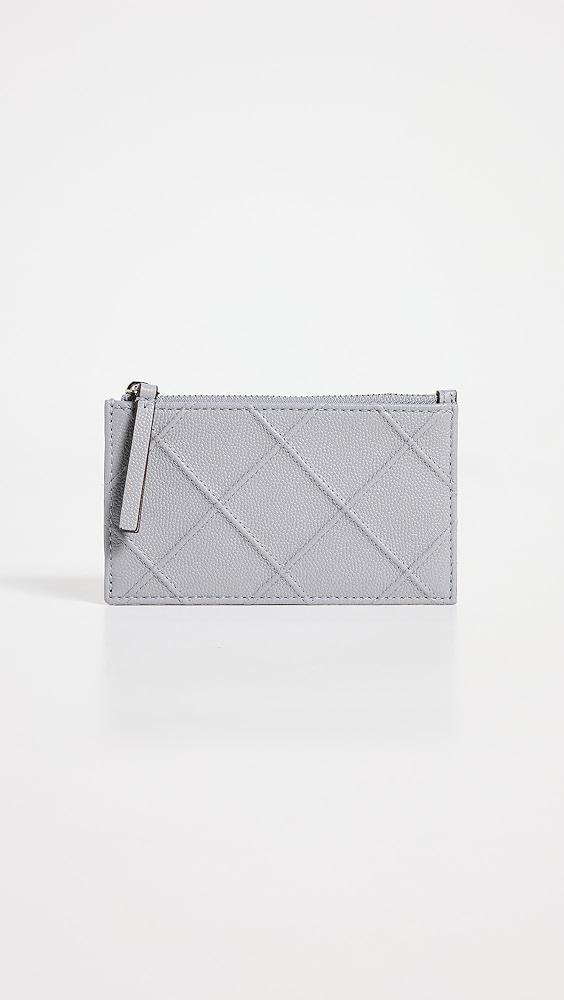 Tory Burch Fleming Soft Caviar Zip Card Case | Shopbop Product Image