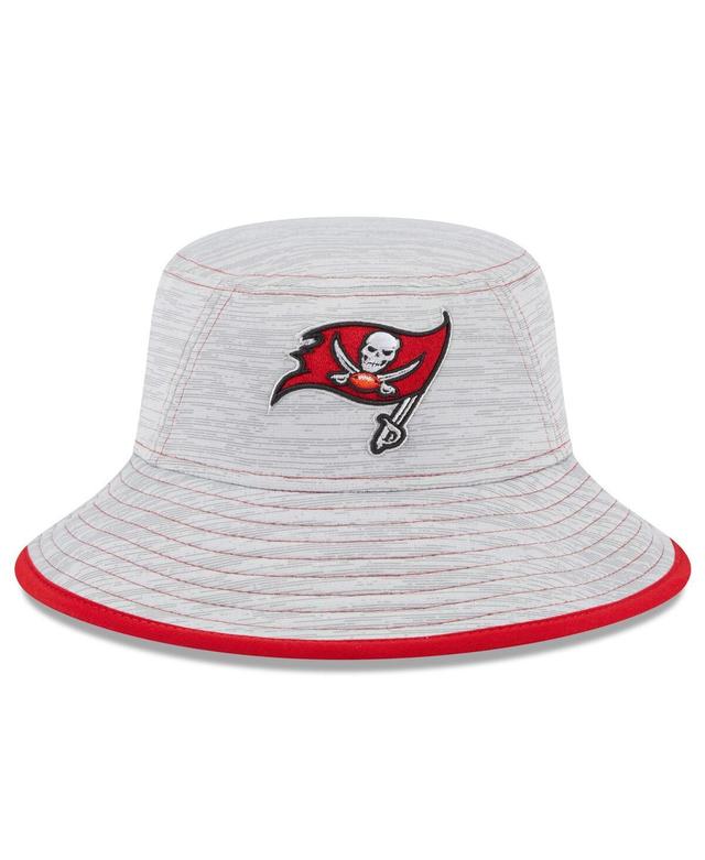 Mens New Era Gray Tampa Bay Buccaneers Game Bucket Hat Product Image