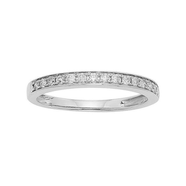 The Regal Collection 1/4 Carat T.W. IGL Certified Diamond 14k Gold Wedding Ring, Womens White Product Image