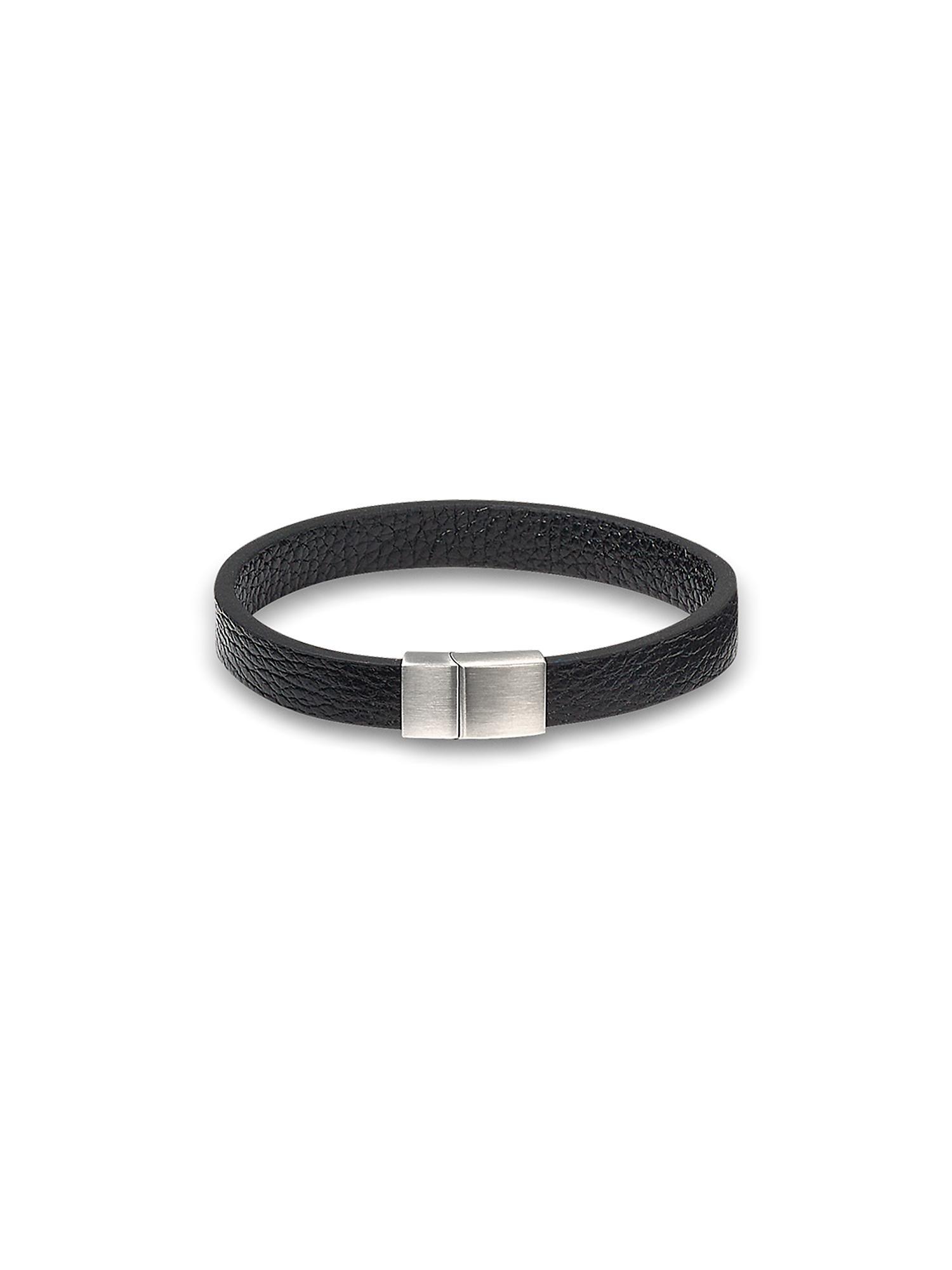 Leather Bracelet - Black Product Image