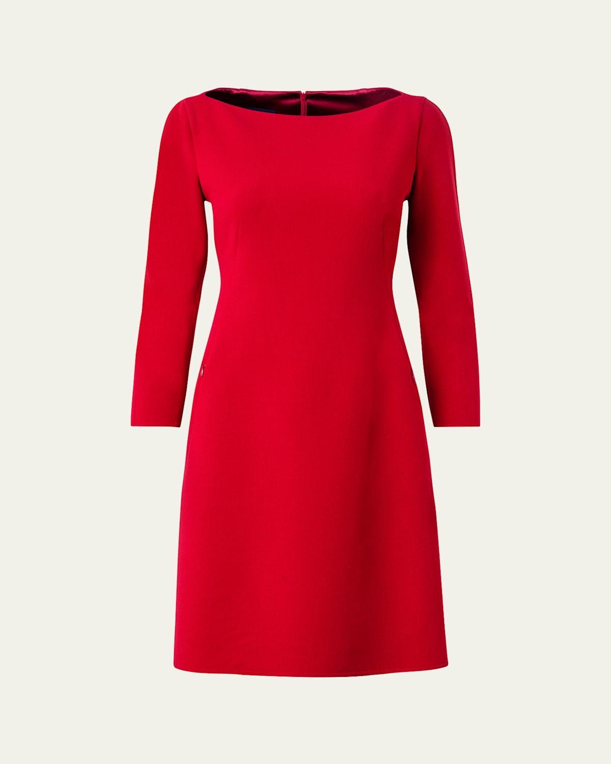 Akris Wool Stretch Double Face Dress Product Image