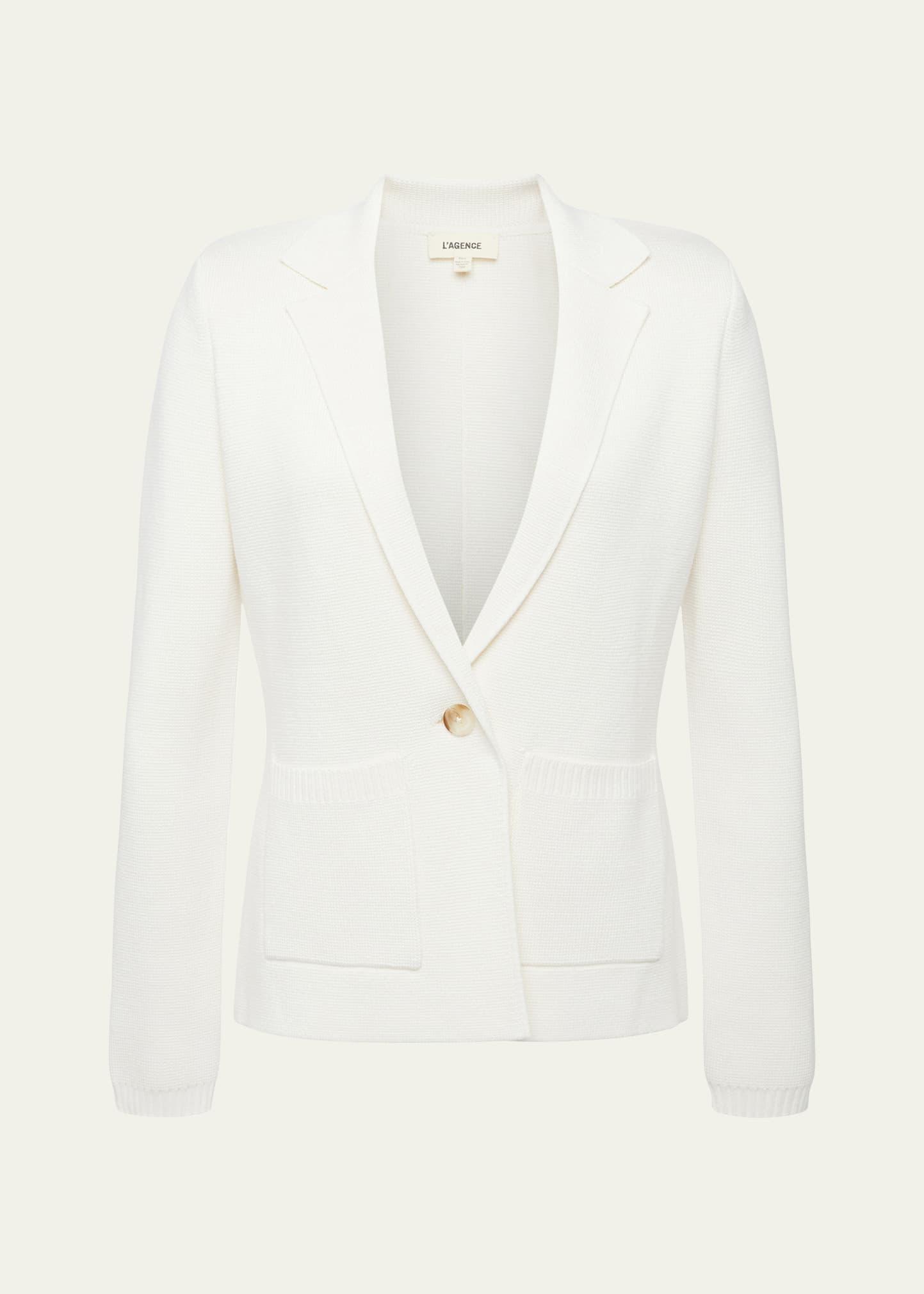 Womens Lacey Knit Blazer Product Image