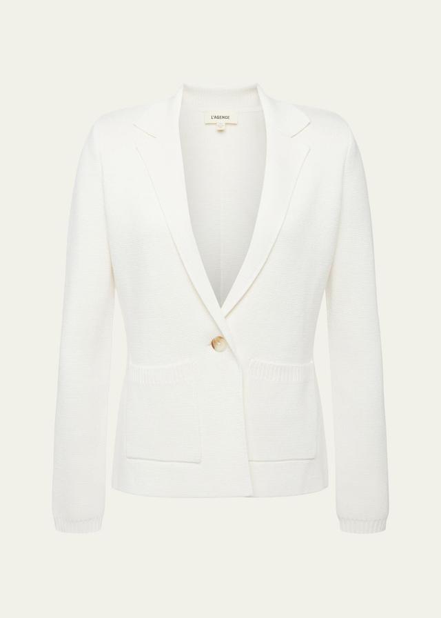 Womens Lacey Knit Blazer Product Image