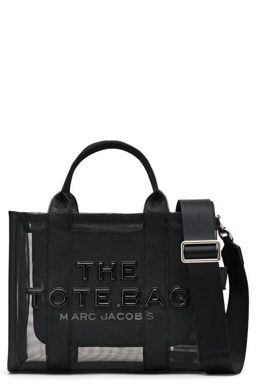 Marc Jacobs The Mesh Small Tote Bag (Blackout) Tote Handbags Product Image