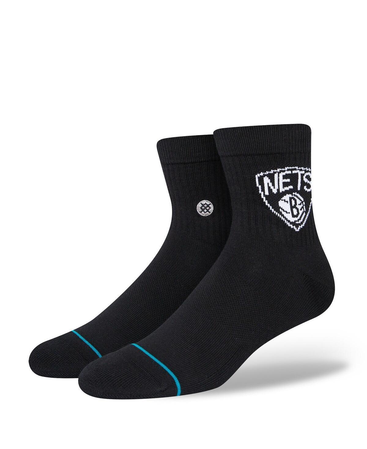 Mens Stance Brooklyn Nets Logo Quarter Socks Product Image